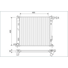 Valeo | Kühler, Motorkühlung | 701140