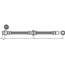 Metzger | Bremsschlauch | 4110629