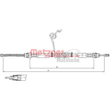 Metzger | Seilzug, Feststellbremse | 11.5668