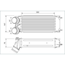 Valeo | Ladeluftkühler | 822925