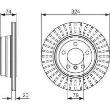 BOSCH | Bremsscheibe | 0 986 479 671