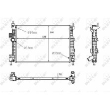 NRF | Kühler, Motorkühlung | 58289