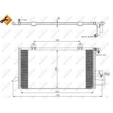 NRF | Kondensator, Klimaanlage | 35247