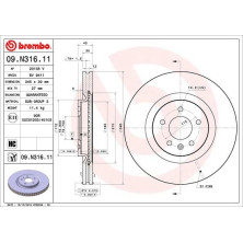 Brembo | Bremsscheibe | 09.N316.11