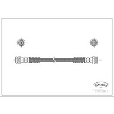 Corteco | Bremsschlauch | 19033012