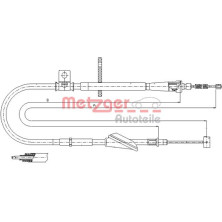 Metzger | Seilzug, Feststellbremse | 11.5741