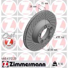 Zimmermann | Bremsscheibe | 460.4512.20