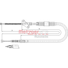 Metzger | Seilzug, Feststellbremse | 17.2721