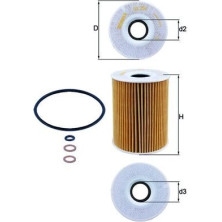 Knecht | Ölfilter | OX 254D2