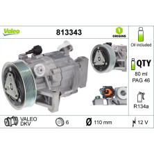 Valeo | Kompressor, Klimaanlage | 813343