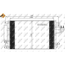 NRF | Kondensator, Klimaanlage | 35600