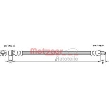 Metzger | Bremsschlauch | 4110270