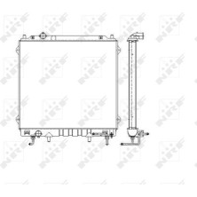 NRF | Kühler, Motorkühlung | 53479