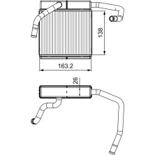 Valeo | Wärmetauscher, Innenraumheizung | 811552