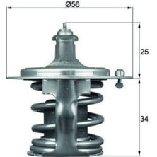 Mahle | Thermostat, Kühlmittel | TX 79 78D