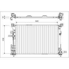 Valeo | Kühler, Motorkühlung | 701133