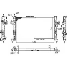 NRF | Kühler, Motorkühlung | 54753A