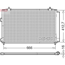 Denso | Kondensator, Klimaanlage | DCN50059