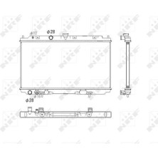 NRF | Kühler, Motorkühlung | 53760