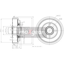 Maxgear | Bremstrommel | 19-2316