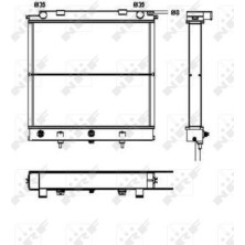 NRF | Kühler, Motorkühlung | 52129