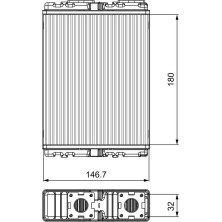 Valeo | Wärmetauscher, Innenraumheizung | 811557