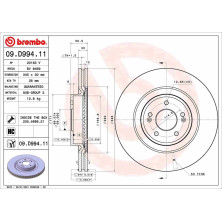 Brembo | Bremsscheibe | 09.D994.11