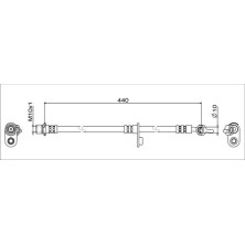 Metzger | Bremsschlauch | 4111649