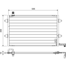 Valeo | Kondensator, Klimaanlage | 816910