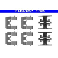 ATE | Zubehörsatz, Scheibenbremsbelag | 13.0460-0075.2 ATE | Zubehörsatz, Scheibenbremsbelag | 13.0460-0075.2