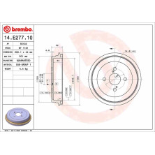 Brembo | Bremstrommel | 14.E277.10