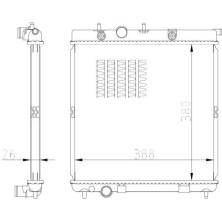 NRF | Kühler, Motorkühlung | 550016