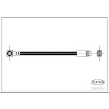 Corteco | Bremsschlauch | 19034349