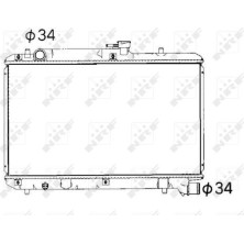 NRF | Kühler, Motorkühlung | 53351