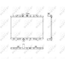 NRF | Kühler, Motorkühlung | 53761