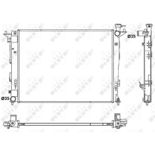 NRF | Kühler, Motorkühlung | 53052