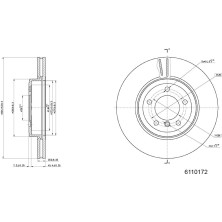 Metzger | Bremsscheibe | 6110172