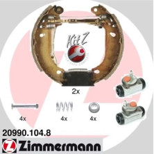 Zimmermann | Bremsbackensatz | 20990.104.8