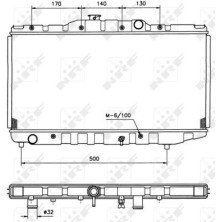 NRF | Kühler, Motorkühlung | 526711