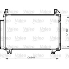 Valeo | Kondensator, Klimaanlage | 814233