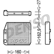 Denso | Wärmetauscher, Innenraumheizung | DRR09035