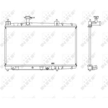 NRF | Kühler, Motorkühlung | 53448