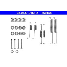 ATE | Zubehörsatz, Bremsbacken | 03.0137-9158.2