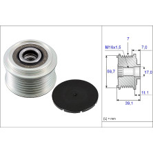 INA | Generatorfreilauf | 535 0053 10