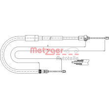 Metzger | Seilzug, Feststellbremse | 11.6664