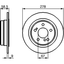 BOSCH | Bremsscheibe | 0 986 478 565