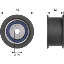 Gates | Umlenk-/Führungsrolle, Zahnriemen | T41101