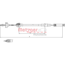 Metzger | Seilzug, Kupplungsbetätigung | 10.338