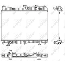 NRF | Kühler, Motorkühlung | 53043