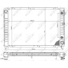 NRF | Kühler, Motorkühlung | 53953